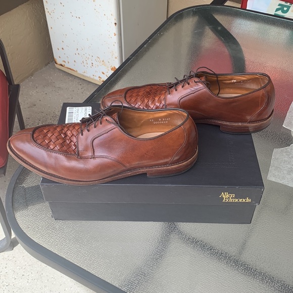 Allen Edmonds Hersey style- Chili/Weave Edition mens upscale shoes. - Picture 9 of 14
